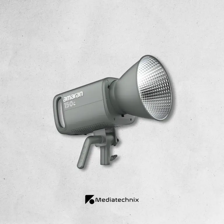 Aputure Amaran 150c mieten – Farbflexible RGBWW-LED-Leuchte für Film- & Studioproduktionen in Frankfurt | Mediatechnix Rental Die Aputure Amaran 150c ist eine leistungsstarke, vollfarbige RGBWW-LED-Leuchte, ideal für Filmproduktionen, Fotografie & kreative Lichtgestaltung. Mit 150W Leistung, Bowens-Mount-Kompatibilität, HSI-Farbsteuerung & Sidus Link App-Konnektivität bietet sie flexible Farbgebung, präzise Farbtemperaturanpassung & vielseitige Einsatzmöglichkeiten. Perfekt für Musikvideos, Werbeshoots & Set-Designs. Jetzt in Frankfurt mieten! 🎬💡🚀
