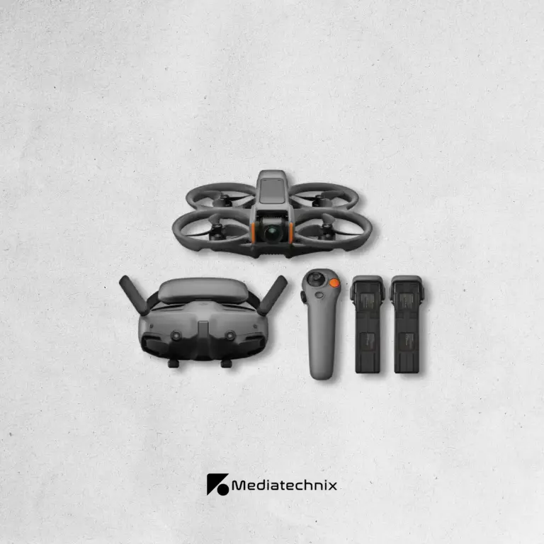 DJI Avata 2 Fly More Combo mieten – Hochleistungsfähige FPV-Drohne für kinoreife Luftaufnahmen in Frankfurt | Mediatechnix Rental Die DJI Avata 2 Fly More Combo ist eine leistungsstarke FPV-Drohne, ideal für Filmproduktionen, Action-Szenen & kreative Luftaufnahmen. Mit ihrer 4K Ultra-HD-Kamera, D-Log-Unterstützung & Super-Weitwinkel-Optik liefert sie atemberaubende, dynamische Aufnahmen. Dank RockSteady & HorizonSteady-Stabilisierung bleiben Videos gestochen scharf, selbst bei schnellen Manövern. Perfekt für Verfolgungsszenen, Musikvideos & Social-Media-Content. Jetzt in Frankfurt mieten! 🚀🎥