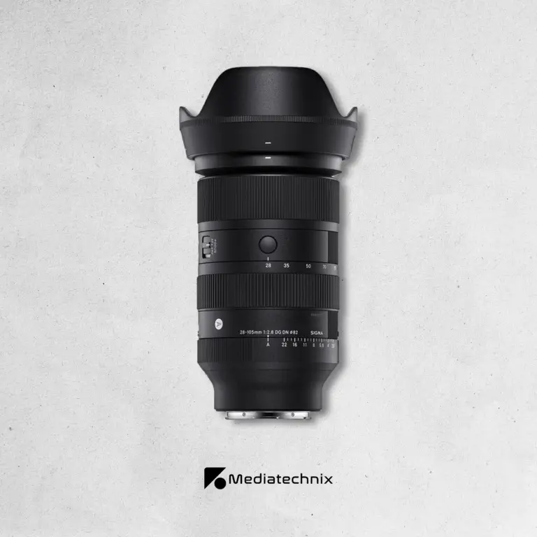 Sigma 28-105mm f/2.8 DG DN Art mieten – Vielseitiges Standard-Zoomobjektiv für Sony E-Mount in Frankfurt | Mediatechnix Rental Das Sigma 28-105mm f/2.8 DG DN Art ist ein hochwertiges Standard-Zoomobjektiv, ideal für Event-, Reportage- und Videoproduktionen. Mit durchgängiger Blende f/2.8, schneller Autofokus-Technologie und erstklassiger optischer Qualität liefert es gestochen scharfe Bilder in jeder Brennweite. Perfekt für flexible Drehs, Hochzeiten & Dokumentationen. Jetzt in Frankfurt mieten! 🎥📸🚀