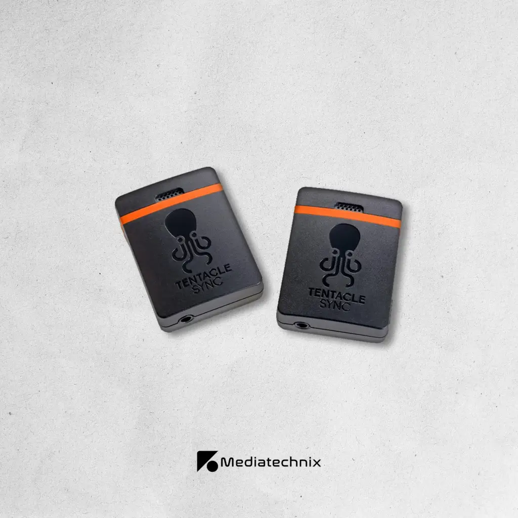 Tentacle Sync E MK2 mieten – Präzise Timecode-Synchronisation für Film- & Broadcast-Produktionen in Frankfurt | Mediatechnix Rental Der Tentacle Sync E MK2 ist ein kompakter, kabelloser Timecode-Generator, ideal für Filmproduktionen, Mehrkamera-Setups & Broadcast-Anwendungen. Mit Bluetooth-Steuerung, präziser Synchronisation & einfacher Integration in gängige Kameras & Audiorekorder sorgt er für nahtlose Postproduktion & perfekte Timecode-Abstimmung. Perfekt für Drehs mit mehreren Kameras, Interviews & Dokumentationen. Jetzt in Frankfurt mieten! 🎬⏱️🚀